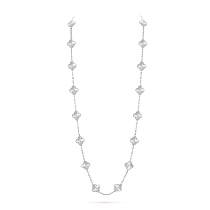 [LUCKY LOVE]CLOVER 20 MOTIFS  LASER SILVER