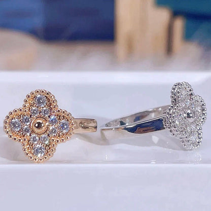 [LUCKY LOVE]CLOVER DIAMOND RING