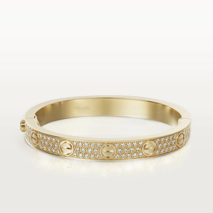 [LUCKY LOVE]LOVE BRACELET 6.1MM DIAMOND-PAVED