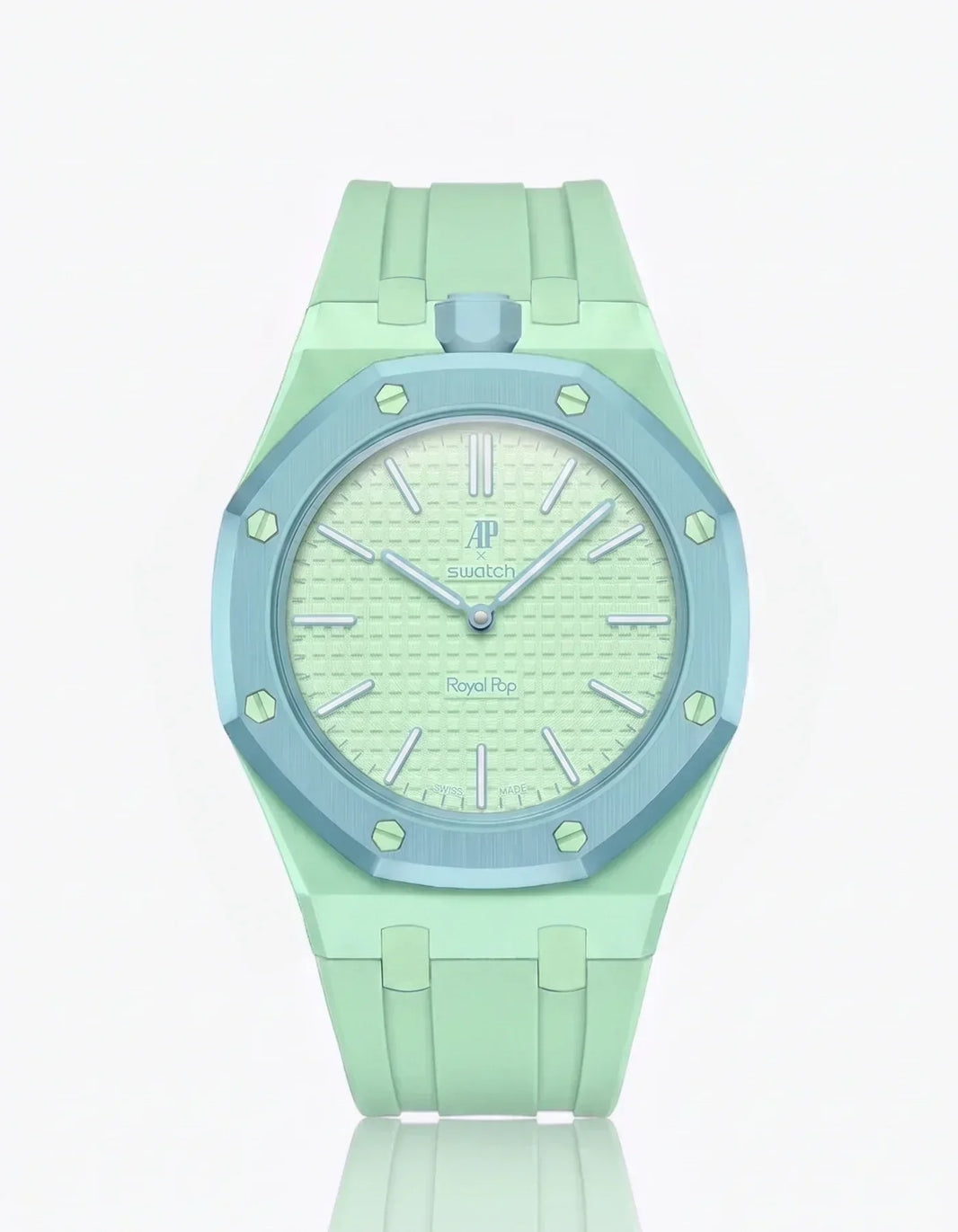 Silicone Strap & Case  Royal Pop  Blaue Acht(Customize  Colors)