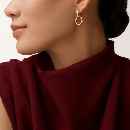 [LUCKY LOVE]LOVE 3.3MM DANGLE EARRINGS