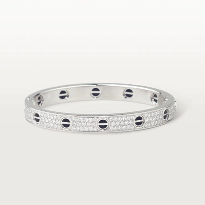 [LUCKY LOVE]LOVE BRACELET 6.1MM DIAMOND-PAVED CERAMIC