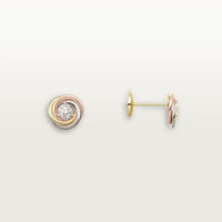 [LUCKY LOVE]TRINITY STUD DIAMOND EARRINGS