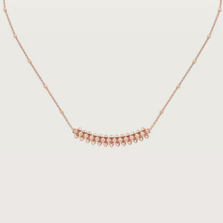[LUCKY LOVE]CLASH  SMALL FULL DIAMOND NECKLACE