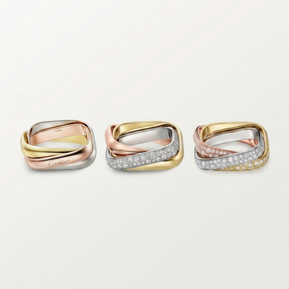 [LUCKY LOVE]TRINITY 3.5MM CUSHION RING COLLECTION
