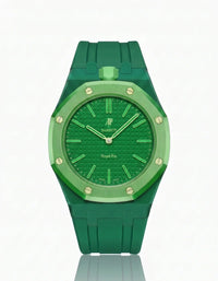 Silicone Strap & Case  Royal Pop Green Eight(Customize  Colors)