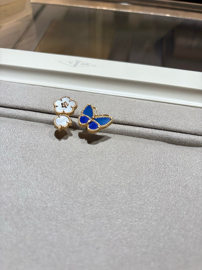 [LUCKY LOVE]LUCKY SPRING BUTTERFLY OPEN-FACE RINGS