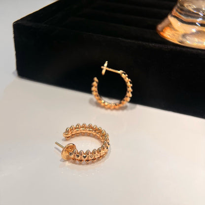 [LUCKY LOVE]CLASH SMALL HOOP EARRINGS