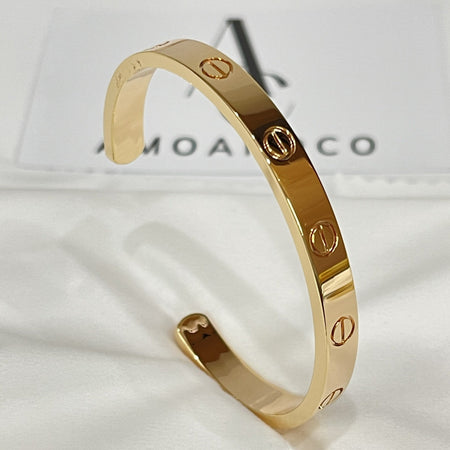 [LUCKY LOVE]LOVE BRACELET 6.1MM OPEN CUFF