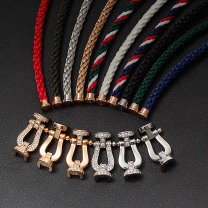 [LoveLucky]Love & Force Large Horseshoe Trio Bracelet Stack Set