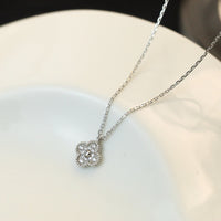 [LUCKY LOVE]CLOVER MINI 9.5MM PENDANT DIAMOND NECKLACE