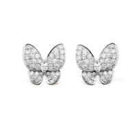 [LUCKY LOVE]BUTTERFLY ALL DIAMOND EARRINGS