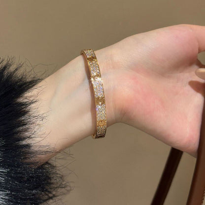 [LUCKY LOVE]LOVE BRACELET 6.1MM DIAMOND-PAVED