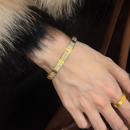 [LUCKY LOVE]LOVE BRACELET 6.1MM DIAMOND-PAVED