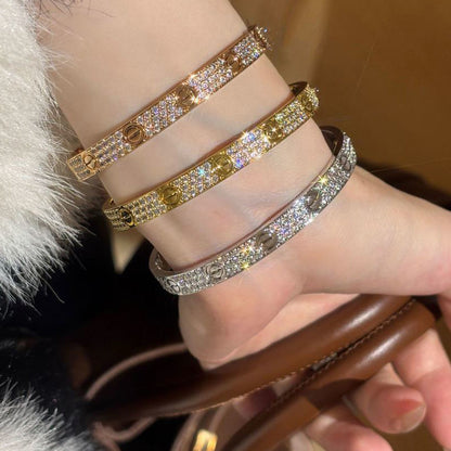 [LUCKY LOVE]LOVE BRACELET 6.1MM DIAMOND-PAVED