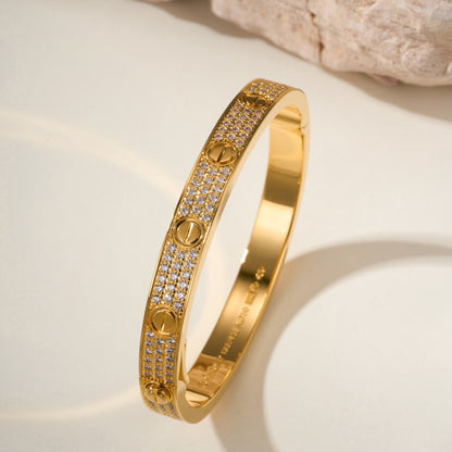 [LUCKY LOVE]LOVE BRACELET 6.1MM DIAMOND-PAVED