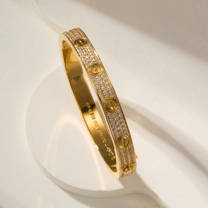 [LUCKY LOVE]LOVE BRACELET 6.1MM DIAMOND-PAVED