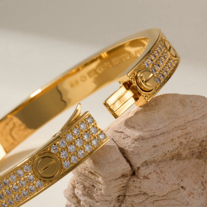 [LUCKY LOVE]LOVE BRACELET 6.1MM DIAMOND-PAVED
