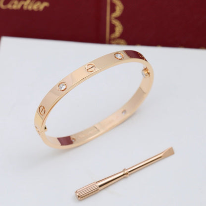 [LUCKY LOVE]LOVE BRACELET 6.1MM 4 DIAMONDS