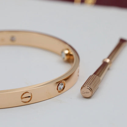 [LUCKY LOVE]LOVE BRACELET 6.1MM 4 DIAMONDS