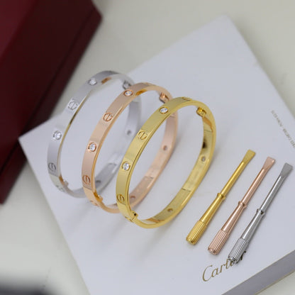 [LUCKY LOVE]LOVE BRACELET 6.1MM 4 DIAMONDS