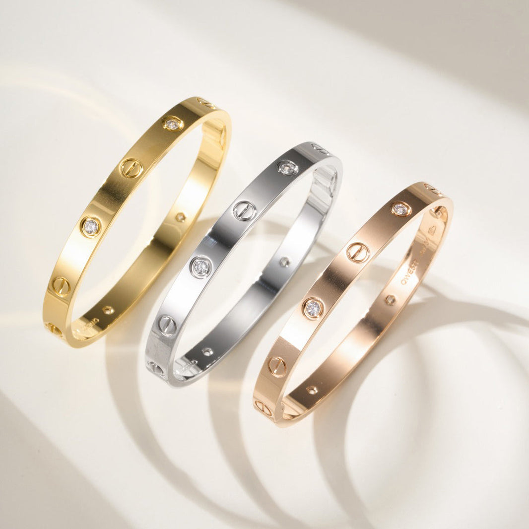 [LUCKY LOVE]LOVE BRACELET 6.1MM 4 DIAMONDS