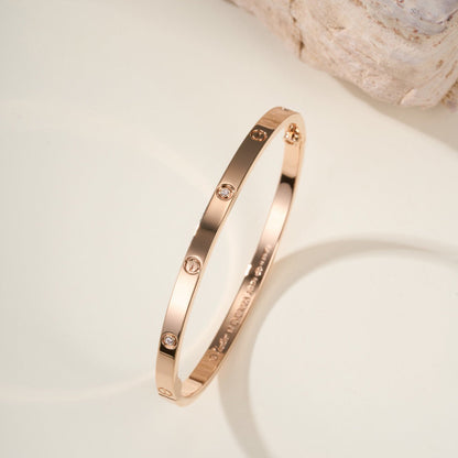 [LUCKY LOVE]LOVE BRACELET 3.65MM 6 DIAMONDS
