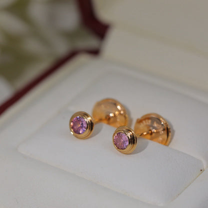[LUCKY LOVE]DAMOUR PING DIAMOND EARRINGS
