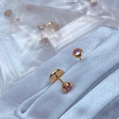 [LUCKY LOVE]DAMOUR PING DIAMOND EARRINGS