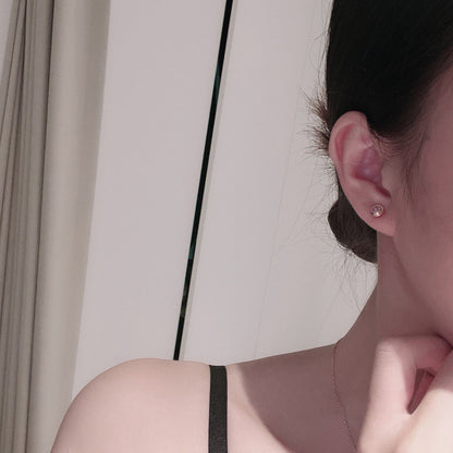 [LUCKY LOVE]DAMOUR PING DIAMOND EARRINGS