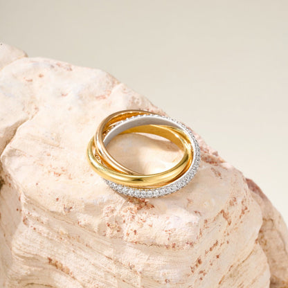 [LUCKY LOVE]TRINITY 3.2MM RING COLLECTION