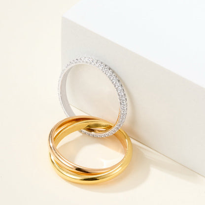 [LUCKY LOVE]TRINITY 2.5MM RING COLLECTION