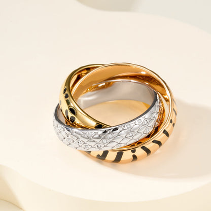 [LUCKY LOVE]TRINITY  RING LEOPARD PRINT