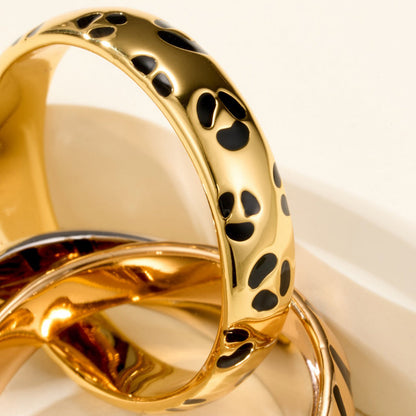 [LUCKY LOVE]TRINITY  RING LEOPARD PRINT