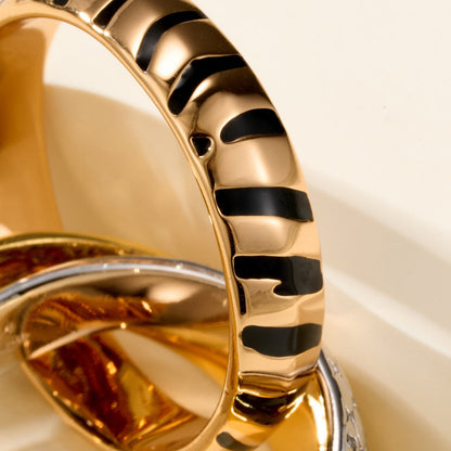 [LUCKY LOVE]TRINITY  RING LEOPARD PRINT