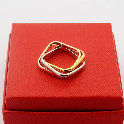 [LUCKY LOVE]TRINITY 3.5MM CUSHION RING COLLECTION