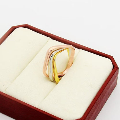[LUCKY LOVE]TRINITY 3.5MM CUSHION RING COLLECTION