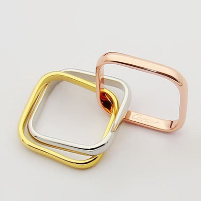 [LUCKY LOVE]TRINITY 3.5MM CUSHION RING COLLECTION