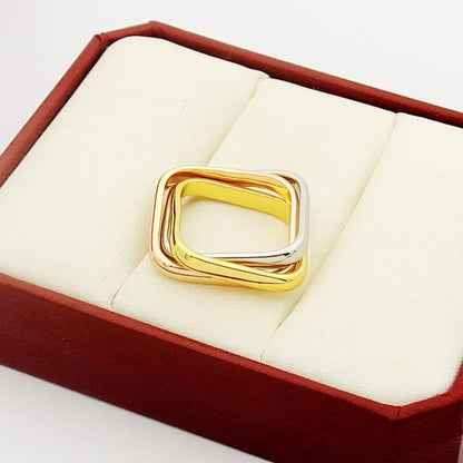 [LUCKY LOVE]TRINITY 3.5MM CUSHION RING COLLECTION