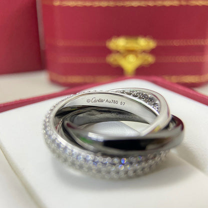 [LUCKY LOVE]TRINITY 3.2MM RING BLACK CERAMIC