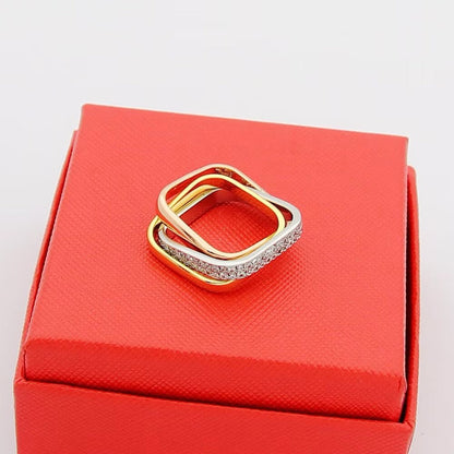 [LUCKY LOVE]TRINITY 3.5MM CUSHION RING COLLECTION
