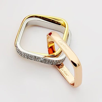 [LUCKY LOVE]TRINITY 3.5MM CUSHION RING COLLECTION