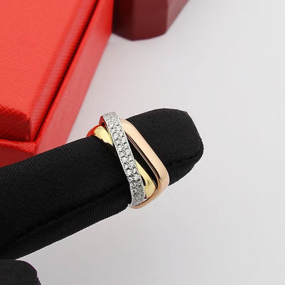 [LUCKY LOVE]TRINITY 3.5MM CUSHION RING COLLECTION