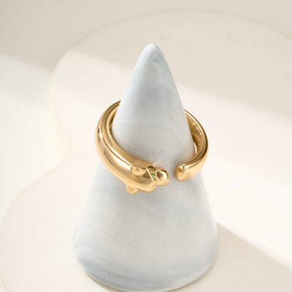 [LUCKY LOVE]PANTHERE NO DIAMOND SMALL RING