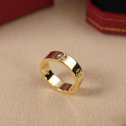 [LUCKY LOVE]LOVE 5.5MM 3 DIAMOND RING