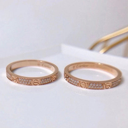 [LUCKY LOVE]LOVE RING 2.65MM DIAMOND