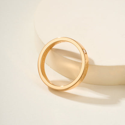 [LUCKY LOVE]LOVE RING 4MM 1 DIAMOND