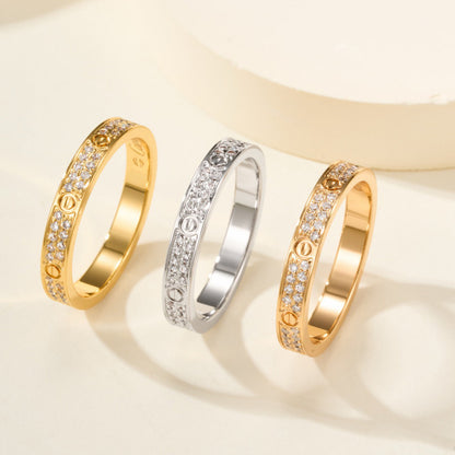 [LUCKY LOVE]LOVE RING 2.65MM DIAMOND
