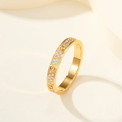 [LUCKY LOVE]LOVE RING 2.65MM DIAMOND