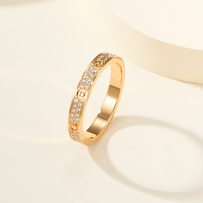 [LUCKY LOVE]LOVE RING 2.65MM DIAMOND